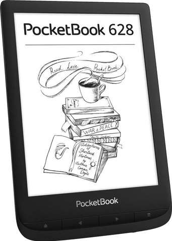 Електронна книга PocketBook 628 Black (PB628-P-CIS); 6" (1024х758) E Ink Carta