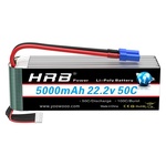Акумулятор для дрона  HRB_ Lipo 6s 22.2V 5000mAh 50C Battery (Weight 650-700g) (HR-5000MAH-6S-50C-XT6