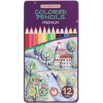 Олівці кольорові Cool For School Premium шестигранні , 12 кольорів (CF15172)
