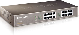 Комутатор TP-LINK TL-SG1016D (16х10/100/1000 Мбіт, метал)