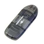 Кардрідер STLab USB2.0 для карт SD/ SDHC/ MMC /RS-MMC пластик чорний U-371 black