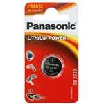 Батарейка PANASONIC CR 2032 Lithium * 1 (CR-2032EL/1B)