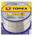 Припой  TOPEX олов'яний 60%Sn, дріт 0.7 мм,100 г