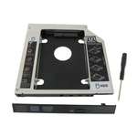 Фрейм-перехідник HDD/SSD 2.5" для ноутбука Maiwo NSTOR-12, 12.7mm, SATA3, Aluminium