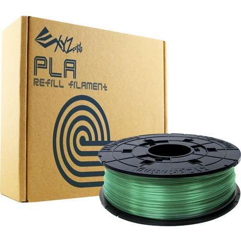 Пластик для 3D-принтера PLA XYZprinting Filament для da Vinci, прозоро-зелений RFPLBXEU04A