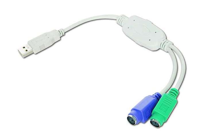 Адаптер USB-2xPS/2 Cablexpert  (UAPS12)