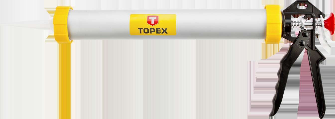 Пістолет для герметикiв TOPEX, 600 мл 21B360