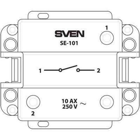 Вимикач SVEN SE-101 ivory (7100070)