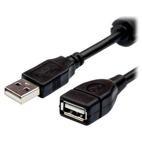 Кабель USB (AM/AF) 1.5m Atcom (17206) ферит