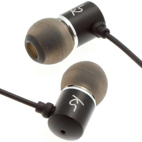 Навушники KitSound Ace In-Ear Headphones Black (KSACEMBK) + Микрофон
