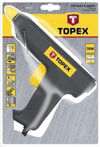 Клейовий пістолет Topex 11 мм, 78Вт (42E501)