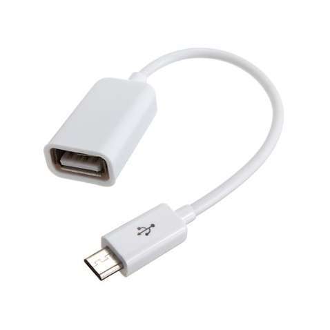 Кабель OTG Lapara OTG USB2.0 AF - MicroUSB длина 0.16 м белый LA-UAFM-OTG white