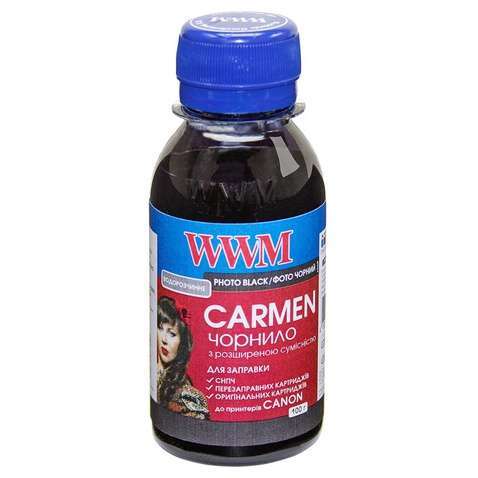 Чорнило WWM Canon Universal Carmen Photo Black (CU/PB-2) 100г