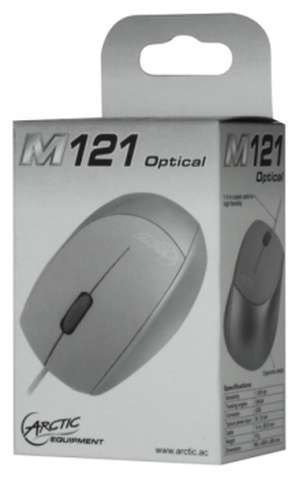 Миша Arctic M121-L Optical USB (MOACO-M1210-BLA01) - Silver