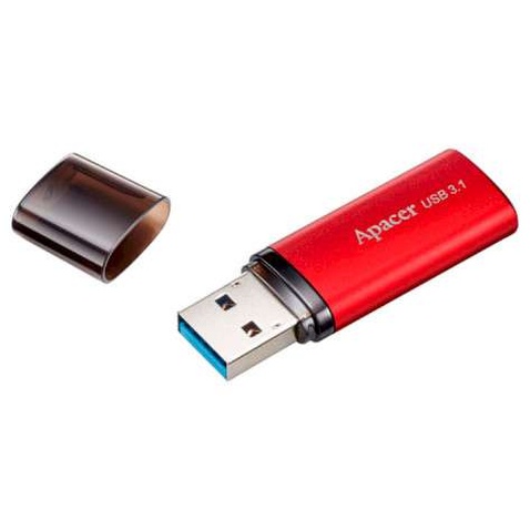 Флешка USB Flash 64GB USB 3.1 Apacer AH25B (AP64GAH25BR-1) Metal RED