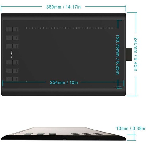 Графічний планшет Huion New 1060Plus