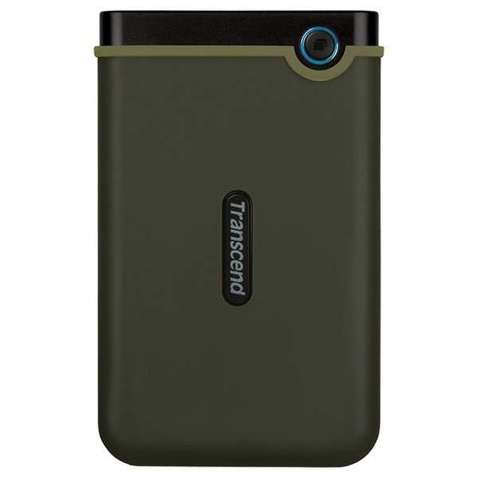 Зовнішній жорсткий диск HDD Transcend 2TB 2.5" USB 3.0 StoreJet 25M3G (TS2TSJ25M3G) Military Green