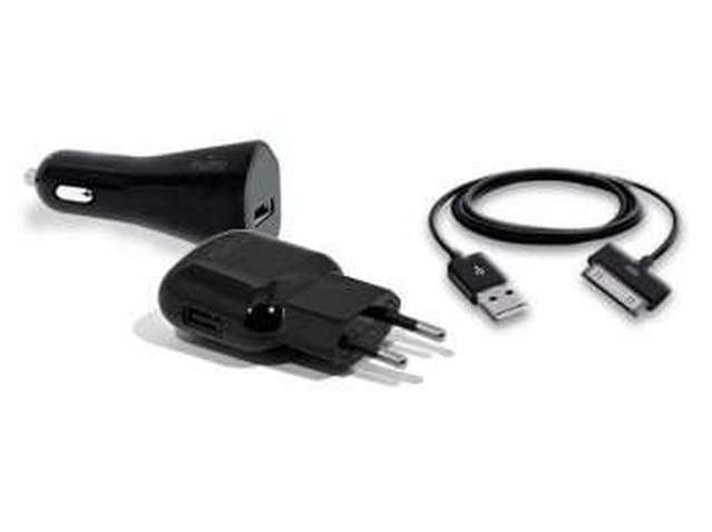 Зарядний пристрій Puro SETIPADBLK Apple USB Charger Set
