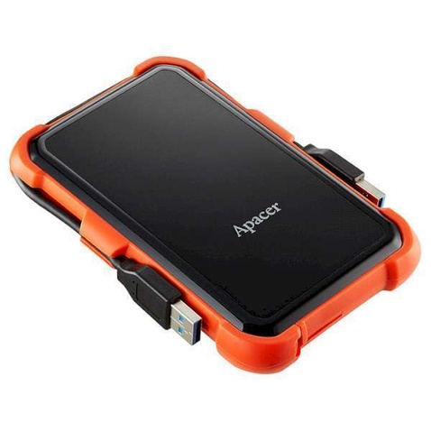 Зовнішній жорсткий диск HDD Apacer 2TB 2.5" USB 3.1 AC630 Black