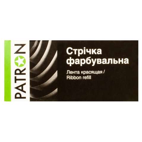 Стрічка до принтерів 12.7 мм X 7 м (Л.М.) PATRON (RIB-PN-12.7x7-ЛМ-B)