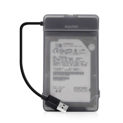 Кишеня зовнішня Maiwo K104-U3S для 2.5" SATA/SSD Black