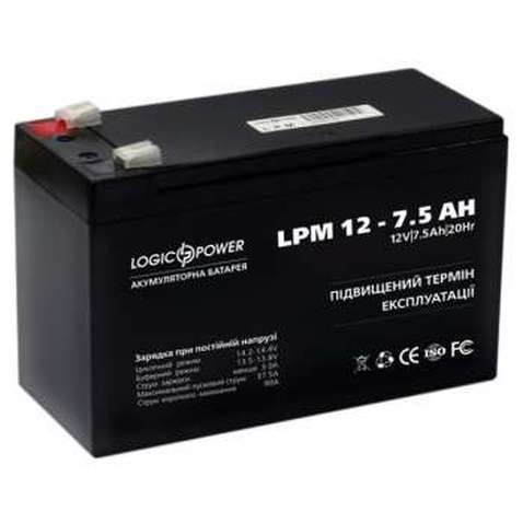 Акумуляторна батарея для ДБЖ EnerGenie 12В 7.5 Ач (BAT-12V7.5AH)
