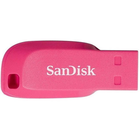 Флешка SanDisk Cruzer Blade 16GB Electric Pink; EAN: 619659141066
