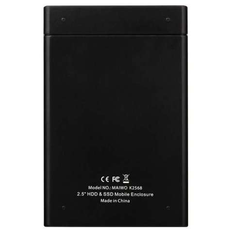 Кишеня зовнішня Maiwo K2568 2.5" SATA/SSD Black