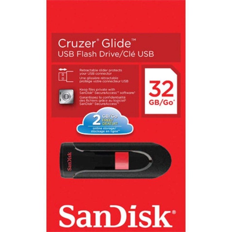 Флешка USB флеш накопитель SANDISK 32Gb Cruzer Glide (SDCZ60-032G-B35)