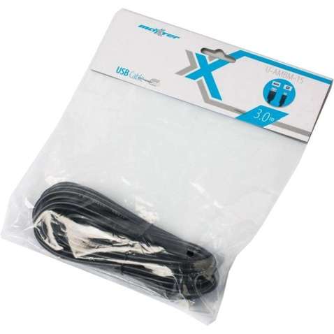 Кабель USB Maxxter (U-AMBM-10) USB2.0 AM/BM 3.0m