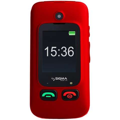 Мобільний телефон Sigma Comfort 50 Shell DUO black-red