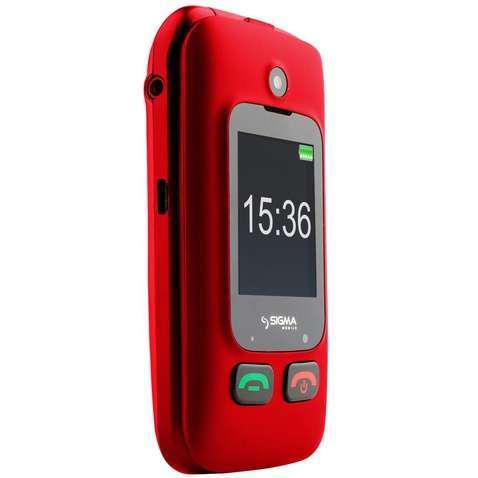 Мобільний телефон Sigma Comfort 50 Shell DUO black-red