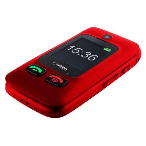 Мобільний телефон Sigma Comfort 50 Shell DUO black-red