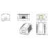 Розетка RJ45 Cablexpert 6 cat ,внешняя NCAC-1F6-01