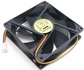 Кулер Gembird FANCASE-2 90x90x25мм, 3pin