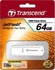 Флешка USB Flash 64Gb USB 2.0 Transcend JetFlash 370 White