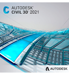 ПЗ для 3D (САПР) Autodesk Civil 3D 2021 Commercial New Single-user ELD Annual Subscrip (237M1-WW8695