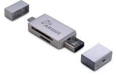 Кардрідер Argus USb2.0, Micro-USB / блискавка (R-004)