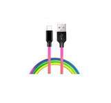 Кабель USB ColorWay USB-microUSB, 2.4А, 1м, Multicolor (CW-CBUM017-MC)