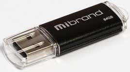 Флешка 64GB USB 2.0 Mibrand Cougar (MI2.0/CU64P1B) Black
