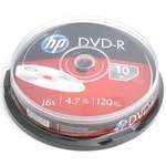 Диски НР DVD-R 4.7GB 16X  (Шпиндель-10шт)