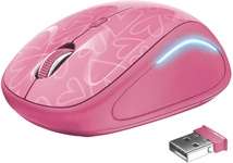 Мишка бездротова  TRUST Yvi FX Wireless Mini Mouse Рink (22336)