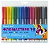 Фломастери  Centropen 7550/18 COLOUR WORLD, 18 colors (7550/18 ТП)
