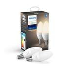 Комплект ламп  Philips Hue E14, White, BT, DIM, 2шт 929002039904