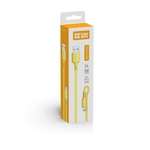 Кабель  1m USB 2.0 / Lightning Colorway (CW-CBUL043-Y) (soft silicone) 2.4А Yellow