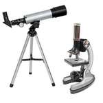 Мікроскоп Optima Universer 300x-1200x + Телескоп 50/360 AZ в кейсе (928587)