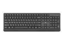 Клавіатура бездротова 2E KS220 WL Ukr (2E-KS220WB) Black USB