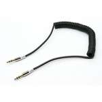 Аудіо-кабель Dengos mini-Jack 3.5 mm(M)-mini-Jack 3.5 mm(M) 1м, Black (AUDIO-PLS-PRUZH-BLACK)