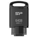 Флешка Silicon Power 64GB C10 Black USB 3.1 / Type-C (SP064GBUC3C10V1K)