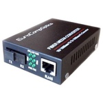 Медіаконвертер FoxGate 10/100Base-TX to 100Base-F 1310нм, SM, SC/PC, 20 км (EC-B-0,1-1SM-1310nm-20)
